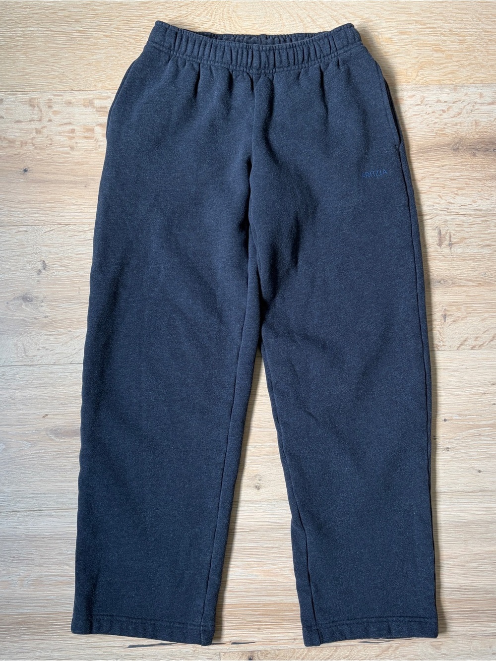 Aritzia Sweatfleece Mega Fit Sweatpants Sz 2XS Blue Fleece Lounge*C10